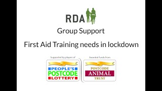 First Aid training needs in lockdown
