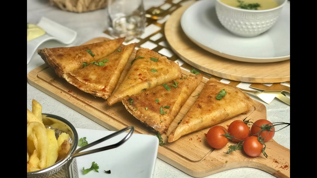 بوراك بالسكالوب على شكل ليكورني تححححفة شكلا و مذاقا 😍 فيديو في 6 دقائق 🥰