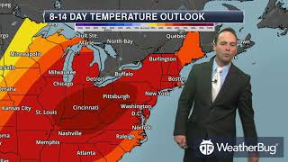 Thursday's North Eastern Regional Weather Outlook for Sep 14, 2017