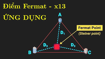 TTV: Điểm Fermat - Ứng dụng của sự tối ưu! Fermat point