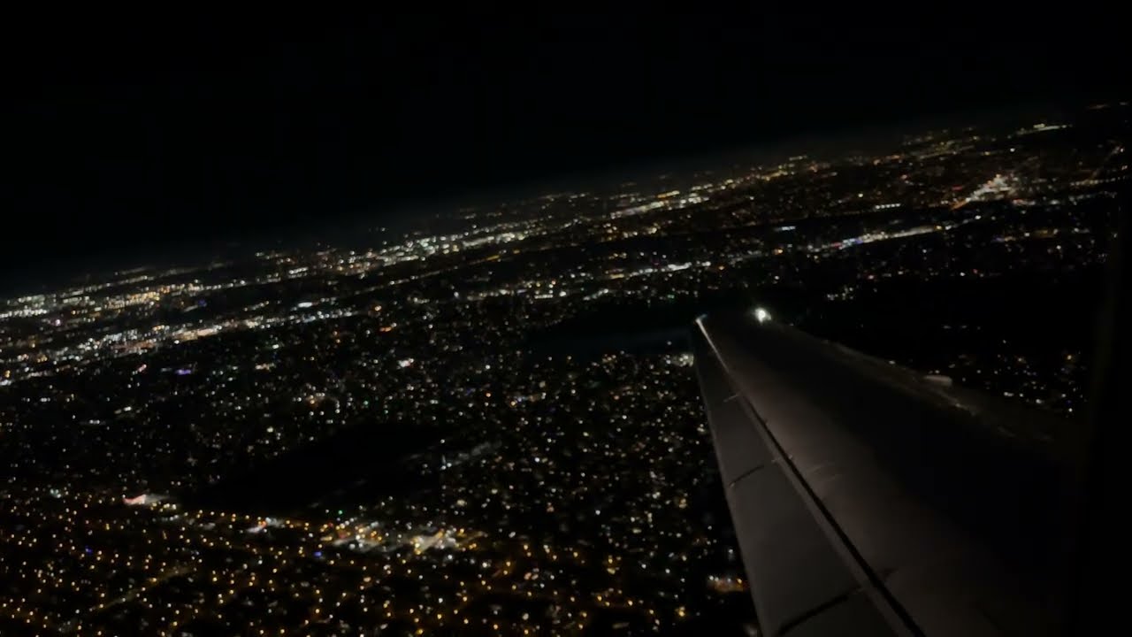 Delta Airlines Boeing 717 Night Takeoff from Minneapolis Saint-Paul International Airport (KMSP)