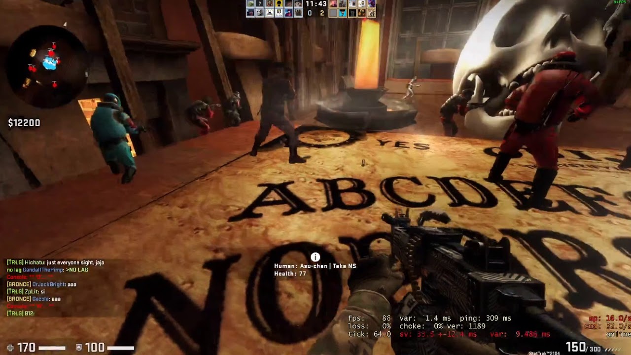 CSGO Zombie Escape Mode (CSGO 僵屍大逃亡) Map ze_halloween_house_b4 YouTube