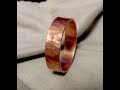 How to make a hammered Copper ring