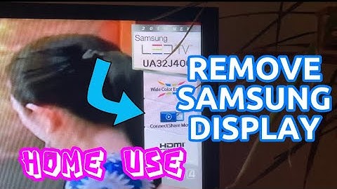 How to Disable SAMSUNG Display | POP-UP on your TV |