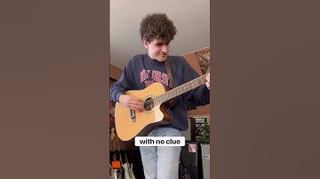 Humbled During Acoustic Guitar Practice #shorts