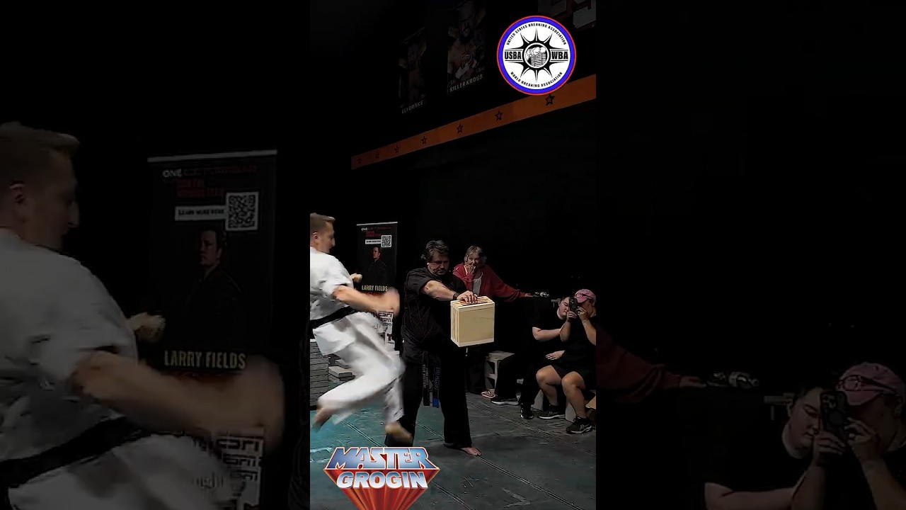 POWER Jump Spin 360 TORNADO Kick BOARD BREAK!