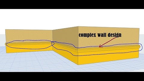complex wall   design in archicad
