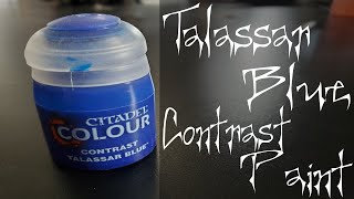 Talassar Blue Contrast Paint Demo - YouTube