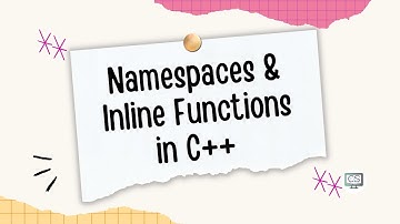 Namespaces and Inline Functions in C++ | Complete Explanation with Examples