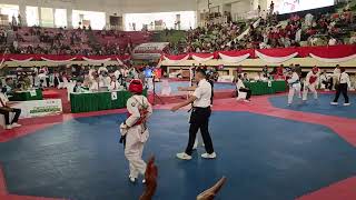 Final kejuaraan taekwondo pangkostrad 2024,  Jerzy NBL blue junior u48