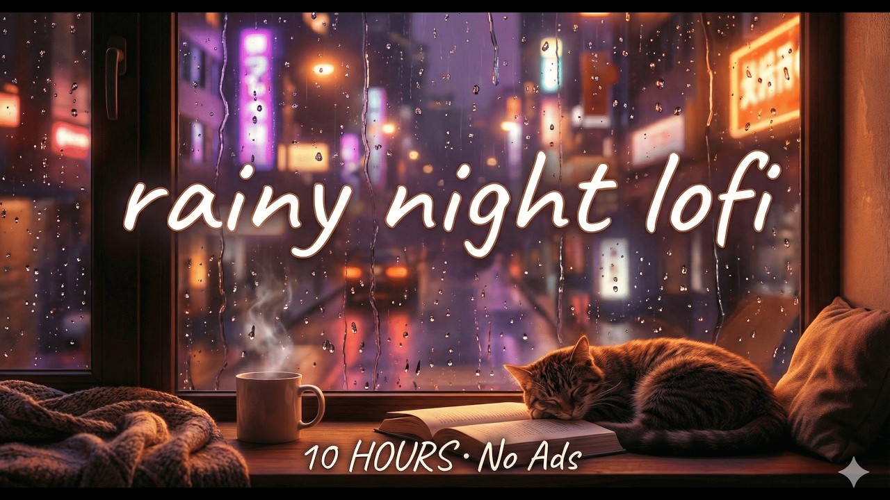 夜のLo-fiで集中する｜10時間・作業用・睡眠BGM（Lo-fi Beats）