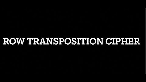 Row Transposition