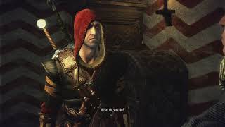 The Witcher 2 - The Endrega Contract: Get Your Reward From Louis Merse 'Here's Your Coin' Cutscene