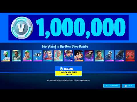 I Gave Away 1,000,000 V-Bucks In Fortnite