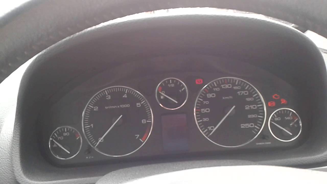Peugeot 407 odometer etc problems YouTube