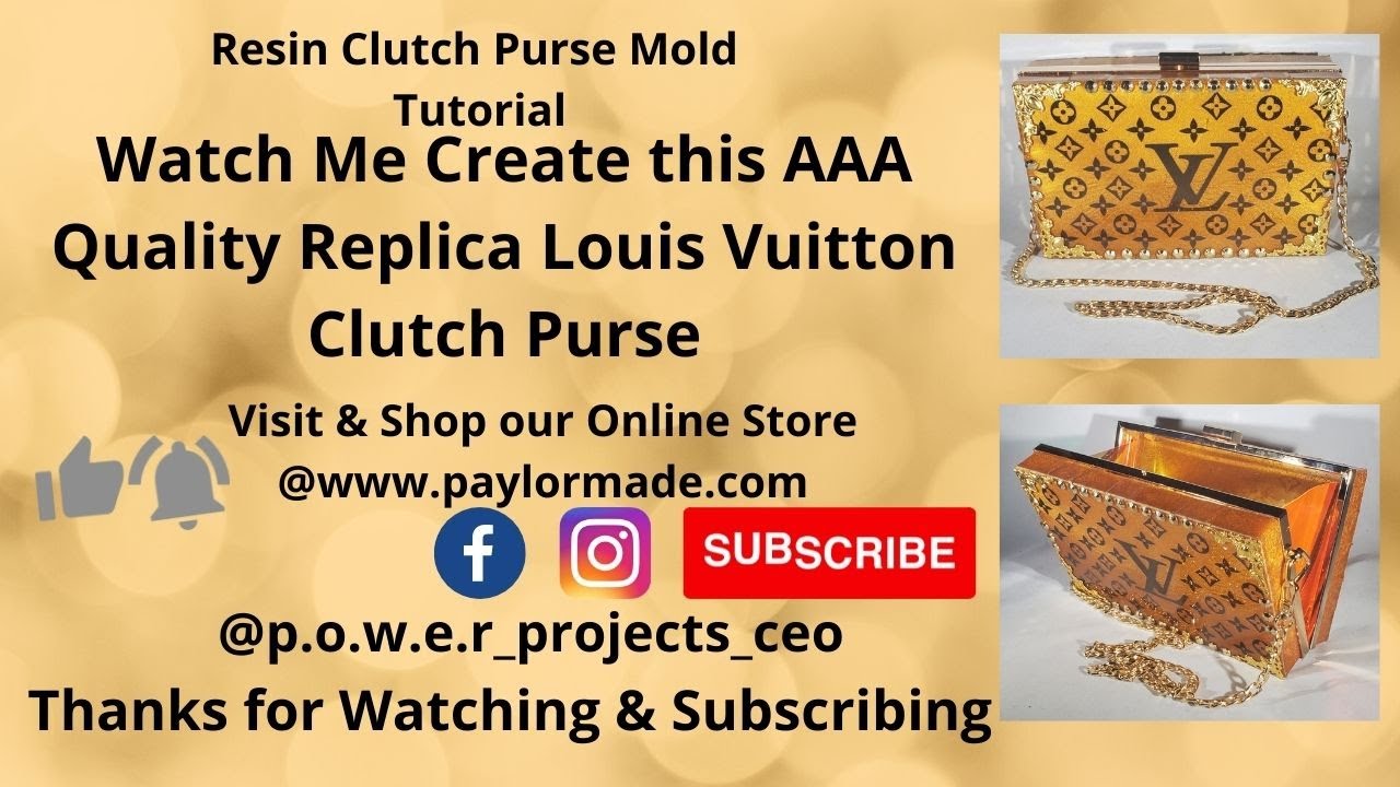 HOW TO MAKE A RESIN CLUTCH PURSE | How to make resin, Clutch bag tutorial,  Clutch