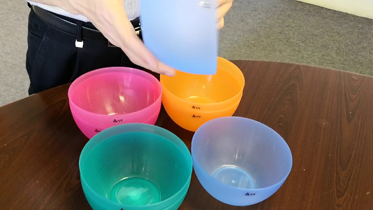 Plastic Bowls set of 8 by AYT on amazon