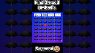 Can You Find The Odd Umbrella? #shorts #quizchallenge #riddles #shortsfeed .