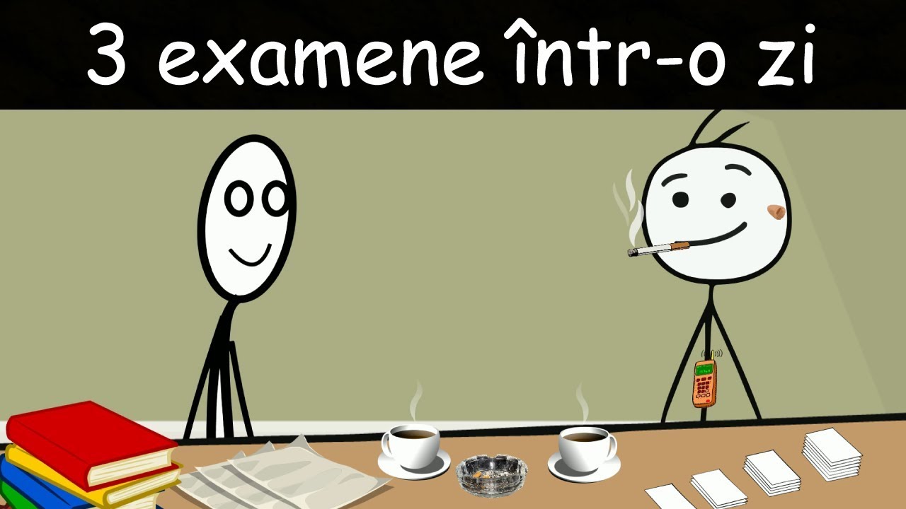 ⁣LA FACULTATE: 3 Examene Într-o Zi