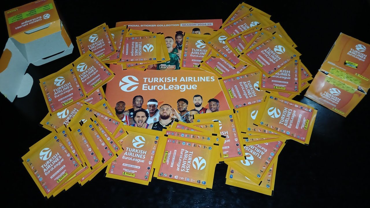 OTVARANJE CELE KUTIJE SLICICA PANINI EUROLEAGUE 2024/25