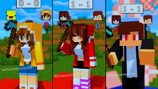Minecraft | Girls Team vs Boys Team - MAIZEN Minecraft Animation | The Dark Twins Minecraft