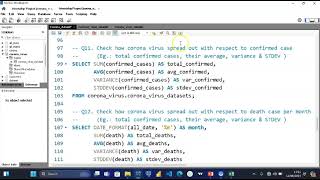Corona Virus Data Analytics with SQL