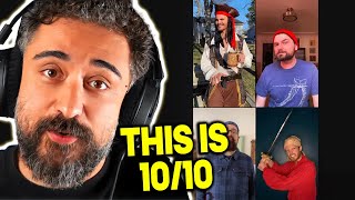 THAT'S A TEN!! Home Free - Sea Shanty Medley | REACTION Resimi