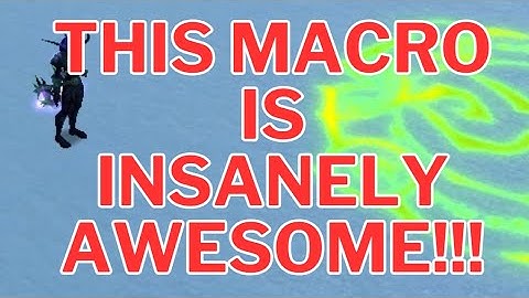 This macro wil change how u play your class in world of warcraft