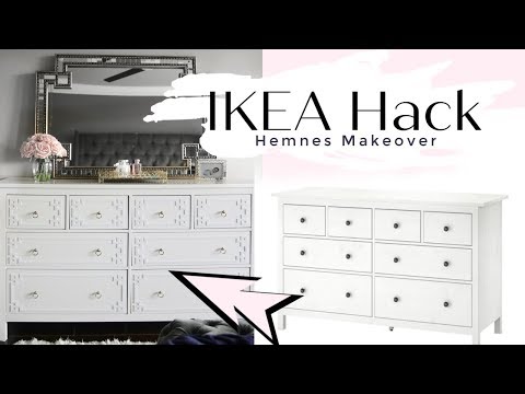 Ikea Hack Hemnes Dresser Makeover Vlog Misslizheart Youtube