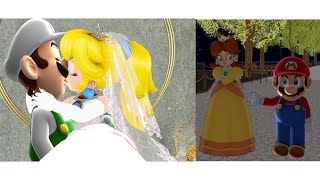 Luigi marries Peach and Mario gets back together with Daisy {My Super Mario Bros Love Story}