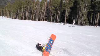 Shaun White snowboarding in Breck 2012