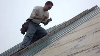 STEEP  roof 10/12 pitch METAL ROOF by Menards