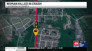 Florence woman killed in Lauderdale County crash