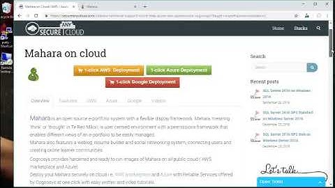 Secured Mahara on Ubuntu 14.04 LTS - Deploy on Azure , AWS and Google Cloud Platform.