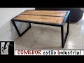 Mesa/Comedor estilo industrial || ft JJ Herrería y más - Parte 1