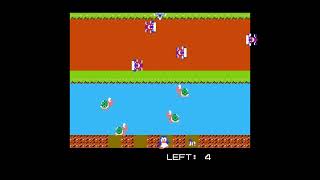 Demonstration of a Family Basic game called Cross