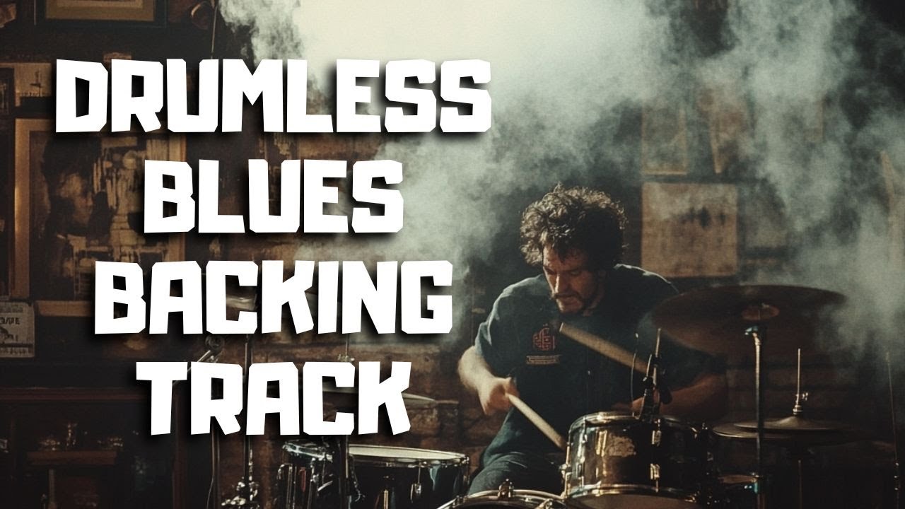 Drumless Blues Backing Track - A Minor - Play Along Easy No Drum Song
