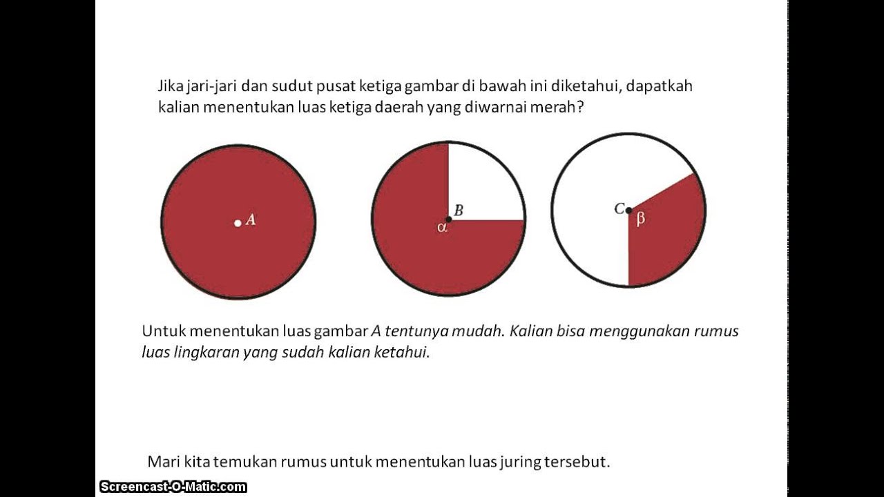Contoh Soal Dan Pembahasan Panjang Busur Dan Luas Juring Contoh Soal Dan Pembahasan Panjang Busur Dan Luas Juring