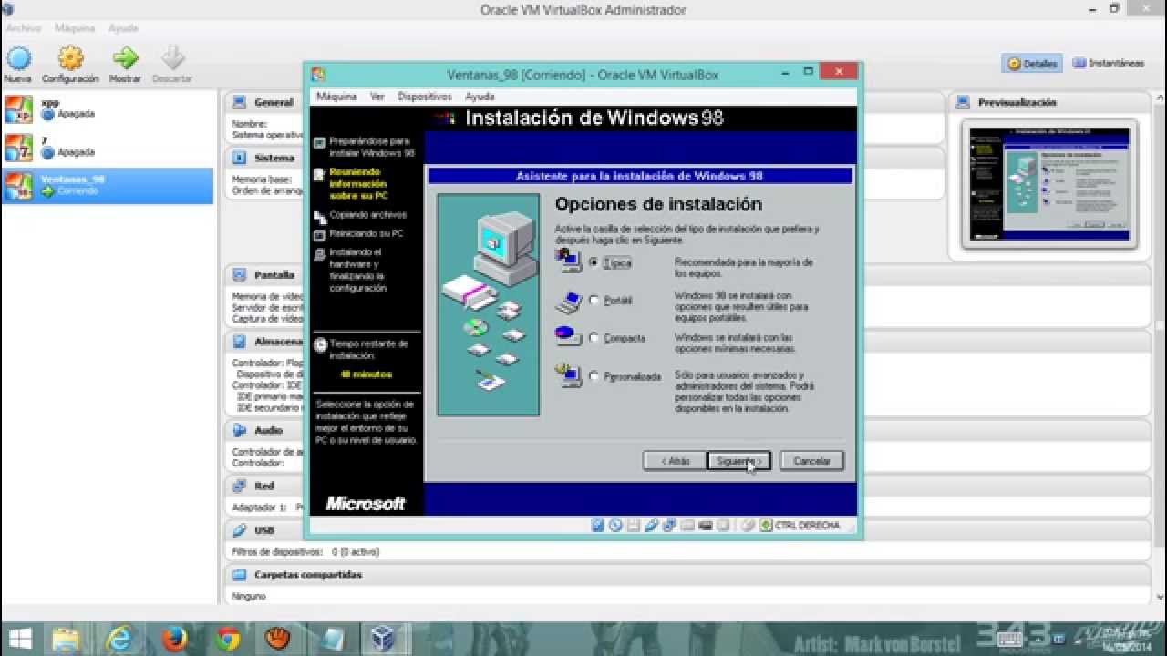 windows 95 virtualbox image