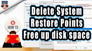 How to Free Up disk space by deleting  old System Restore Points in windows \ Free Up C drive Space