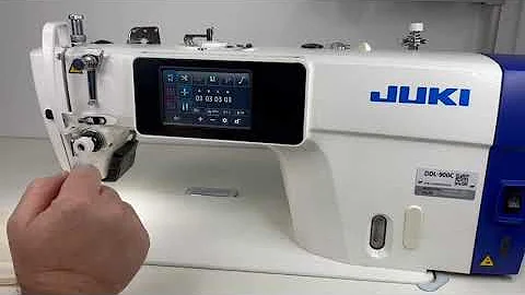 How To Use Start And End Tack And Other Features On JUKI DDL-900C Industrial Sewing Machine