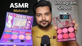 ASMR doing your makeup for Instagram shoot 📷 Personal Attention Layer Sounds