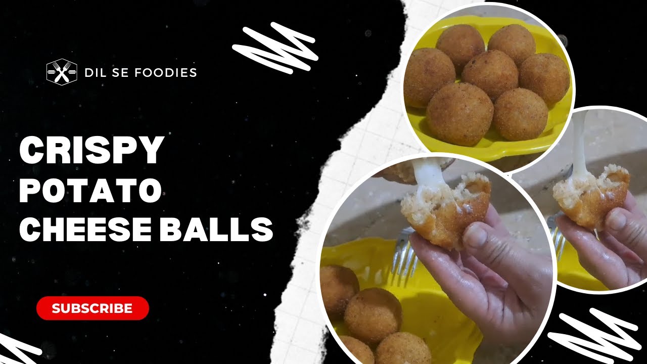 Crispy Potato Cheese Balls Recipe I Easy Snacks Made From Potato I 5