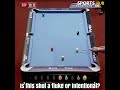 EFREN REYES A FLUKE OR INTENTIONAL SHOT REALLY AMAZING #shorts  #pool #billiards