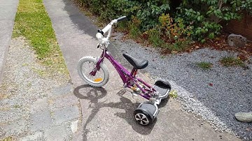 DIY homemade modified Segway Hoverboard bicycle electric trike