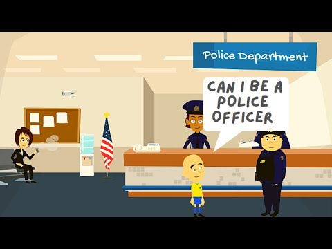 Dangerous Caillou Became A Police Officer Grounded