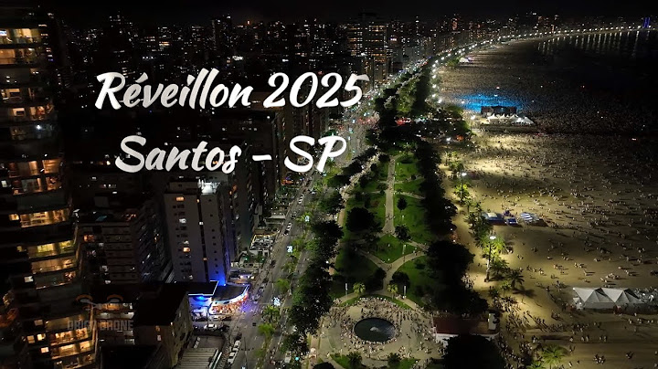 Réveillon 2025 4K | Santos 30 minutos antes da Queima de Fogos!