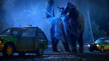 Jurassic Park but with a Cat