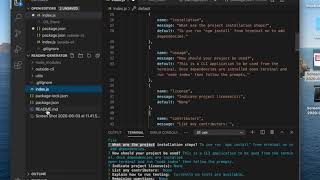 Readme generator application demo