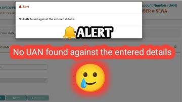 know your uan#no uan found against the entered details